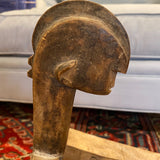 carved wood African stand