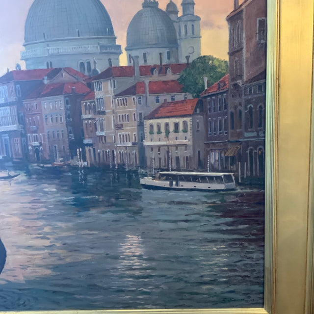 Large Kubitz painting of Venice – Re Antiques