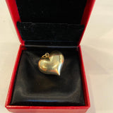 Beautiful Solid 14k Gold Heart Charm